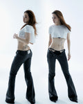 Saocow Black Wax Jeans