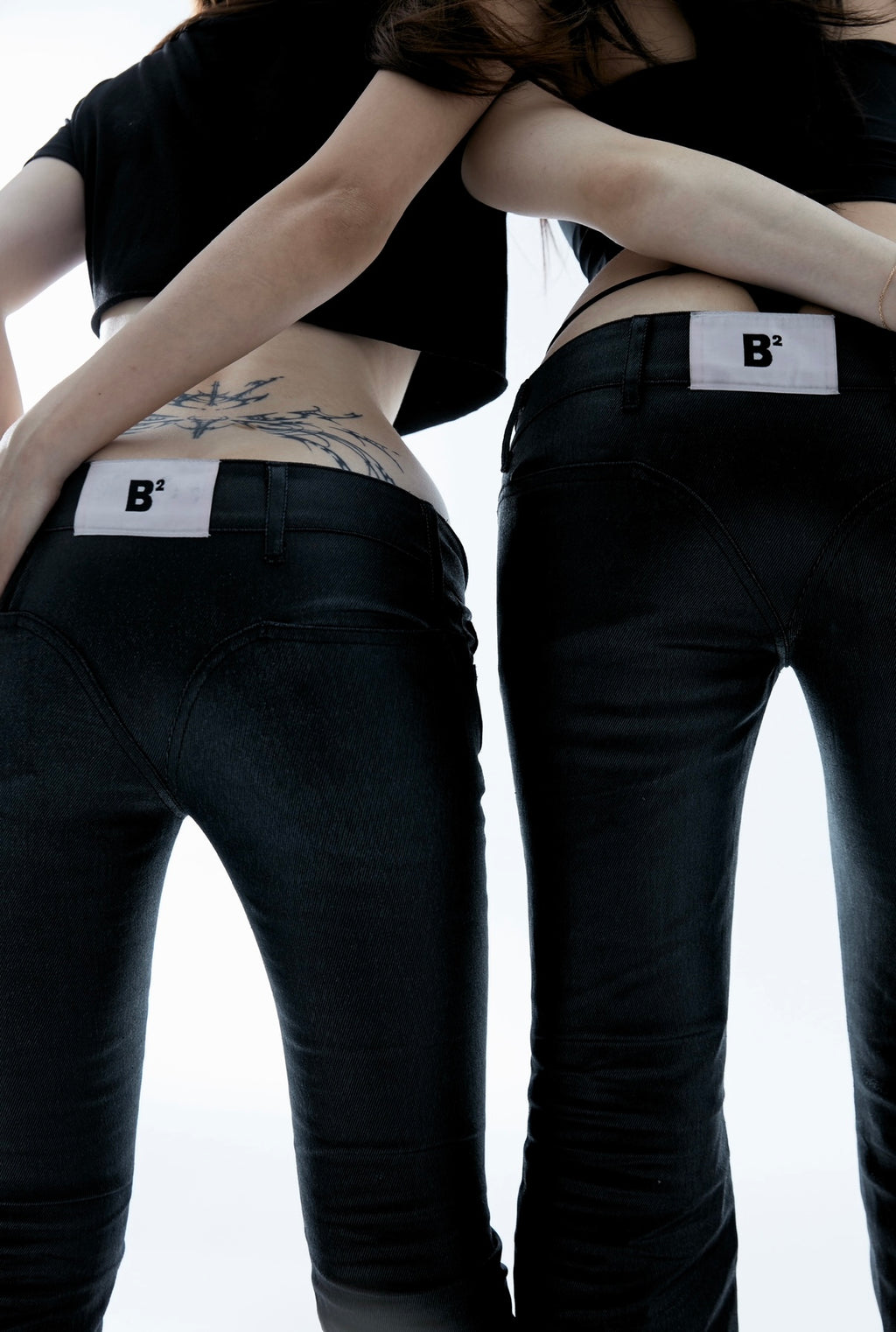 Saocow Black Wax Jeans