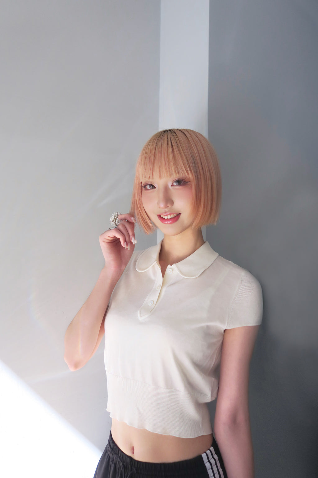 DoubleB公主的蠶絲polo衫