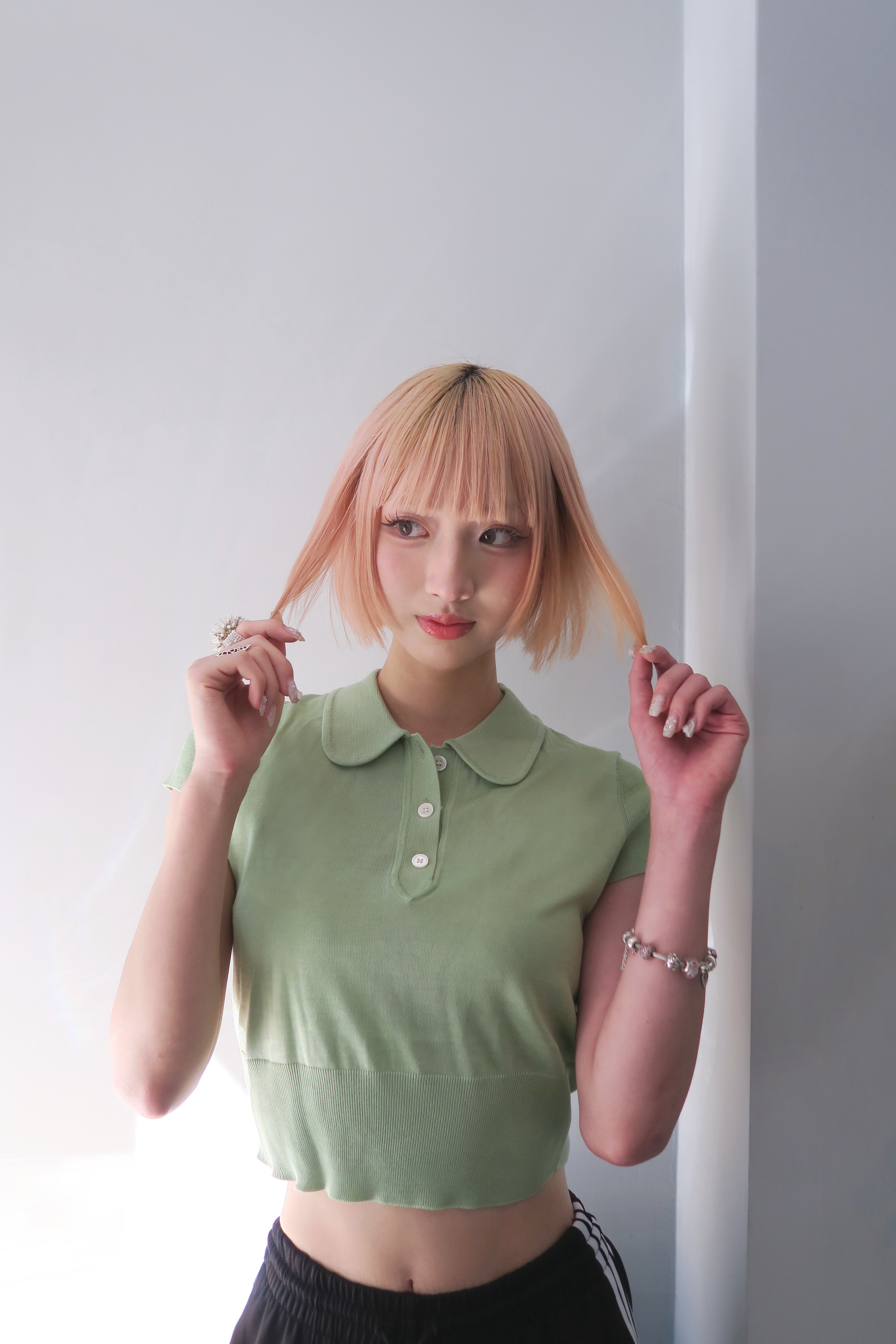 DoubleB公主的蠶絲polo衫